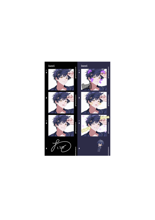 プリクラ風イラストカード